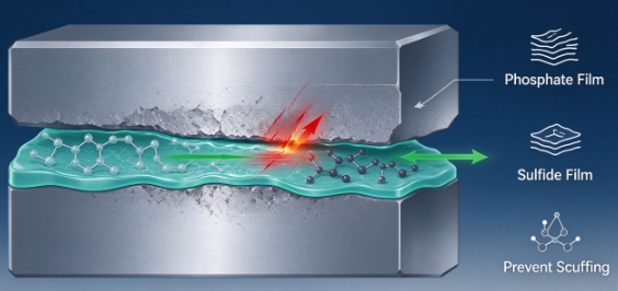 Tribochemical Protection Under Heavy-Load Boundary-Lubrication Conditions